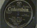 Clara Smith on very LATE Columbia 14633, Race Series E+