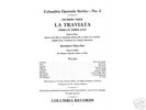 La Traviata- Verdi- on Blue Wax Columbia    78