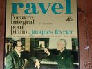 Ravel Oeuvre Integral Jacques Fevrier Rare Ades  LP Box