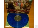 THE BEATLES Sergent Peppers BLUE VINYL 1978 French LP