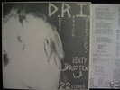 D.R.I.-DIRTY ROTTEN LP rare 1ST press w/ insert DRI
