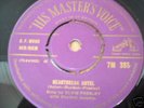 ELVIS PRESLEY  HEARTBREAK HOTEL  HMV