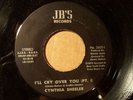 Rare 70's Northern Soul 45 CYNTHIA SHEELER on JB's 2605