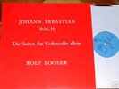 Rolf Looser Bach cello suites 1-6 ONLY 500 copies Swiss