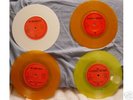 U2 RARE 4 PLAY COLOR VINYL WHITE ORANGE YELLOW BONO 45
