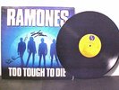 RAMONES PROMO LP AUTOGRAPHED TOO TOUGH TO DIE SIRE 1984