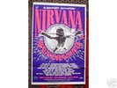 NIRVANA-original Australian 1992 tour poster-MINT