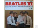 Beatles 66 UK RARE EXPORT lp Beatles VI y/b label