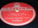 ODEON 8764/5 GERHARD TASCHNER BACH CHACONNE 78