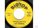 Northern Soul-Lou Johnson-Unsatisfied-rare 1st issue