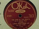 Louis Armstrong-King of Zulus-Okeh 41581-EXCELLENT