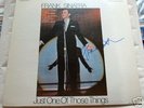 Franks Sinarta, signed LP, very rare, COA