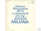 JERZY MILIAN - Orkiestra Rozrywkowa - Polish LP