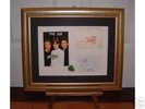 RARE - JAM / PAUL WELLER HAND SIGNED MOUNTED WOW UACC