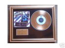 SENSATIONAL ALEX HARVEY BAND - GAMBLIN- GOLD DISC + COA