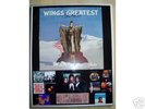 PAUL MCCARTNEY  BEATLES  WINGS FULLY SIGNED LP  FRAMED