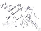 Powderfinger Autographed Valentine Card