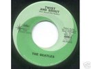BEATLES Record 45 STARLINE 6061 Green Swirl TWIST SHOUT
