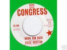Northern Soul Rarity Sissie Houston Congress Demo