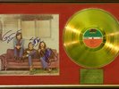 Crosby Stills &  Nash- Gold Disc and Signed Album Cover
