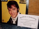 ELVIS PRESLEY HAND SIGNED LP  LETS BE FRIENDS