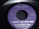 THE NATURAL FOUR 45 RARE NORTHERN SOUL ON BOOLA BOOLA
