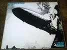Led Zeppelin 1st LP, Turquoise sleeve lettering
