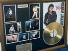 Michael Jackson  24 CT Gold Disc with Photos + COA