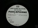WITH THE BEATLES VERY RARE TEST PRESSING