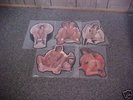 Rare/Sexy/Nude--SET of 5 FANTASY SHAPED PICTURE DISCS