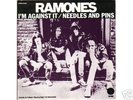 RAMONES Rare I'm against It French 7
