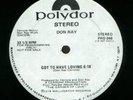 DON RAY GOT TO HAVE LOVING 12