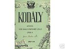 KODALY UNACCOMPANIED CELLO SONATA/ JANOS STARKER