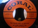 ROCKABILLY 45-JOHNNY BURNETTE ON CORAL HONEY HUSH