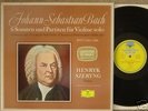 SZERYNG BACH 6 SONATAS FOR SOLO VIOLIN DGG Tulip MINT