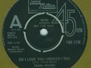 FRANK WILSON - DO I LOVE YOU - UK TAMLA DEMO 45 MINT