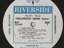 Thelonious Monk - John Coltrane Riverside LP ORIGINAL