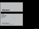 Interpol FUKD I.D.#3 Precipitate Rare OOP LP