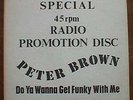 Peter Brown RARE White Label DJ Only Drive 12