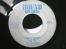 northern soul - THE`Q` that`s the way - HOUND RECORDS