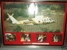 QUEEN , SIGNED BY ALL 4 & FRAMED LIVE MAGIC VINYL LP