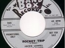 ROCKABILLY 45-  JACKIE LOWELL - Rocket trip / Warpath