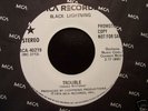 Rare Funk 45 BLACK LIGHTNING on MCA Trouble M-
