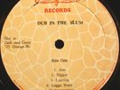DUB IN  THE SLUM CASH & CARRY JA PRESSING LISTEN