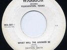 Rockabilly 45 - Dayton Smith And The Roving Warriors