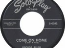 GEORGE ALLEN - Soto Play # 21 - Orig  Northern Soul 45
