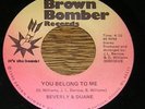 Beverly & Duane NORTHERN SOUL 45 You Belong to Me / Lov