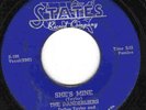45-The Danderliers on STATES-She's Mine-Doo Wop-VG++