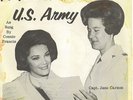 CONNIE FRANCIS NURSE IN THE US ARMY SLEEVE + 45