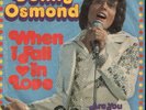 DONNY OSMOND 'When I Fall In Love' rare 1973 ger. PS 7